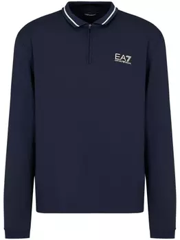 Ea7 Emporio Armani рубашка поло из коллаборации с Ventus 7, синий