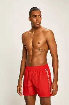 EA7 Emporio Armani шорты для плавания, красный