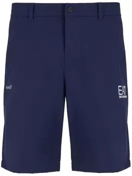 Ea7 Emporio Armani шорты с логотипом, синий
