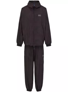 Ea7 Emporio Armani спортивная куртка с логотипом, черный