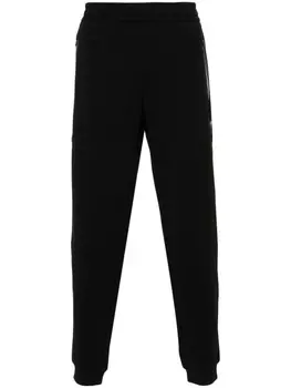 Ea7 Emporio Armani спортивные брюки с логотипом, черный