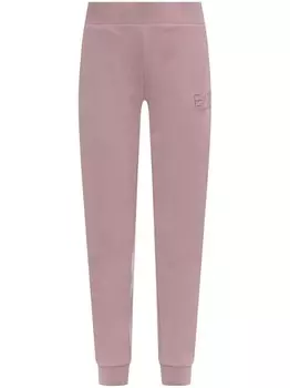 Ea7 Emporio Armani спортивные брюки с логотипом, розовый