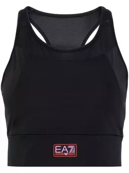 Ea7 Emporio Armani спортивный бюстгальтер Dynamic Athlete, черный