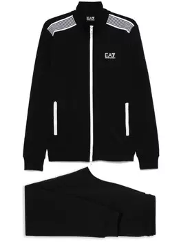 Ea7 Emporio Armani спортивный костюм из джерси, черный