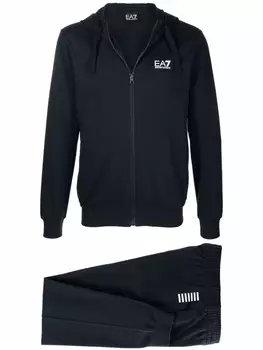 Ea7 Emporio Armani спортивный костюм с логотипом, синий
