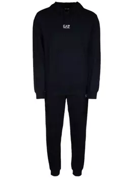Ea7 Emporio Armani спортивный костюм с логотипом, синий