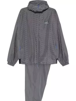 Ea7 Emporio Armani спортивный костюм с логотипом, серый