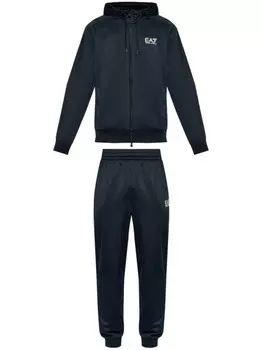 Ea7 Emporio Armani спортивный костюм с логотипом, синий