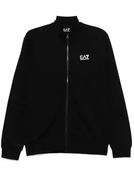 Ea7 Emporio Armani толстовка с логотипом, черный