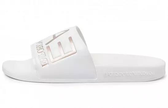 EA7 Шлепанцы унисекс белые Emporio Armani