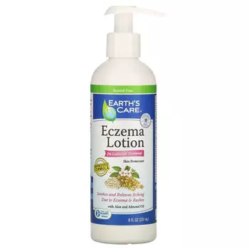 Earth's Care, Лосьон от экземы, 2% коллоидная овсянка, 237 мл (8 жидк. Унций)