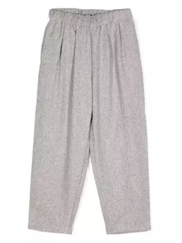 East End Highlanders брюки прямого покроя из твила, серый