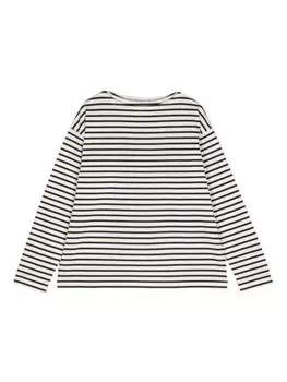 East End Highlanders полосатая футболка с длинными рукавами, белый