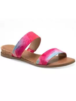 Easten 2 женские сандалии на плоской подошве из искусственной кожи Sun + Stone, цвет pink tie dye