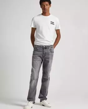 Easton мужские свободные серые джинсы Pepe Jeans, серый