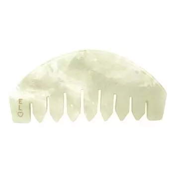 Easy Livin' нефритовая расческа для массажа кожи головы и лица, 1 шт.