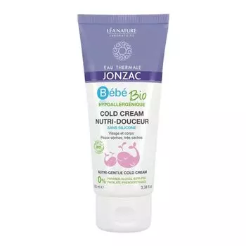 Eau thermale bebe bio nutri - нежный холодный детский крем для лица, тела и рук Jonzac, 100 мл