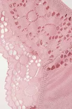 EBERJEY трусы Beatrix из кружева и тюля, сиреневый