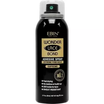 EBIN Wonder Lace Bond Spray 80 мл Экстремальная фиксация Ebin New York