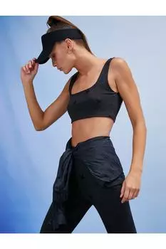 Ebru all Loves Sports - спортивный бюстгальтер со звездами Koton, черный