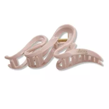 ECarla, Заколка для волос XL, Бежевый