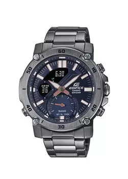 Ecb-20Dc-1Adf стальные мужские наручные часы Casio, мультиколор