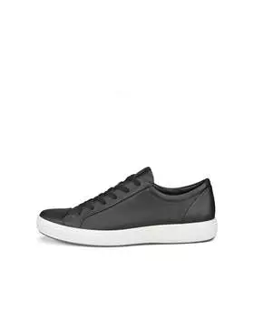 ECCO SOFT 7 МУЖСКИЕ СПОРТИВНЫЕ КЛАССИЧЕСКИЕ КРОССОВКИ, черный