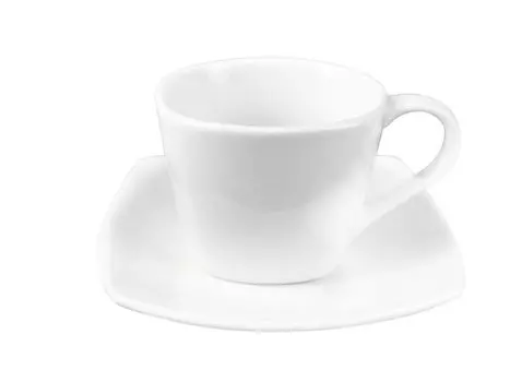 ECHTWERK Комбинированный сервиз "Классический" из 20 предметов, современный дизайн, элегантный набор посуды из белого фарфора, белый