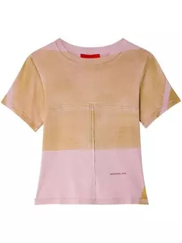 Eckhaus Latta детская футболка с лацканами, розовый
