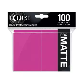 Eclipse Matte — ярко-розовый (10 упаковок по 100 шт.), Card Sleeves - Standard - Red & Orange (Ultra Pro)