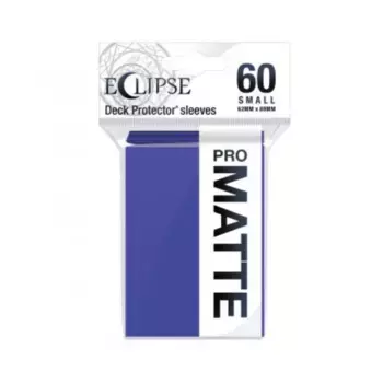 Eclipse Matte Small Sleeves – Royal Purple (60), Card Sleeves - Undersized (Ultra Pro)