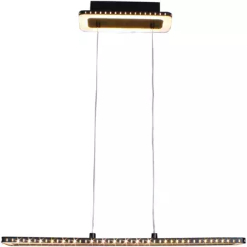 ECO-LIGHT подвесной светильник «Солярис», источник света Светодиодный модуль | Постоянно встроенный светодиод, 3-ступенчатая регулировка яркости с помощью комнатного переключателя, цвет goldfb. Schwarz