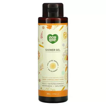 Eco Love, Гель для душа, морковь, тыква и батат, 500 мл (17,6 жидк. Унции)