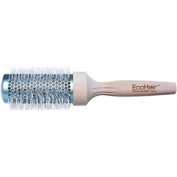 Ecohair Thermal 44 мм, экологически чистая профессиональная бамбуковая расческа, синяя, Olivia Garden