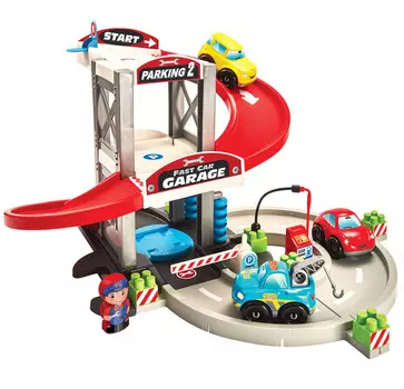 Ecoiffier, двухэтажный гараж