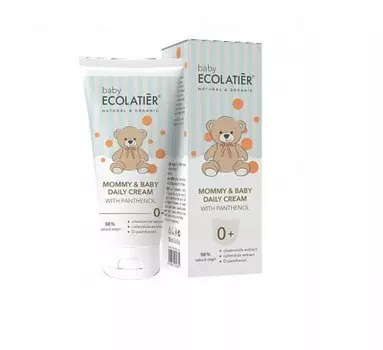 ECOLATIER Дневной крем для матери и ребенка с пантенолом 100 мл