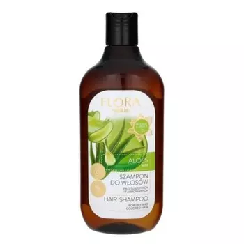 Ecos Lab Flora Шампунь для сухих и окрашенных волос с алоэ вера, Elfa Pharm