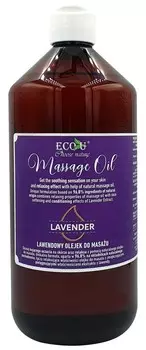 Ecou, Массажное масло лаванды, 1000 мл
