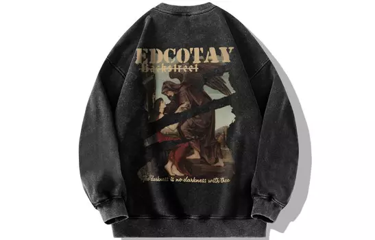 Edek Blakes Толстовка унисекс EDCO BREAK SILENCE, Фиолетовый