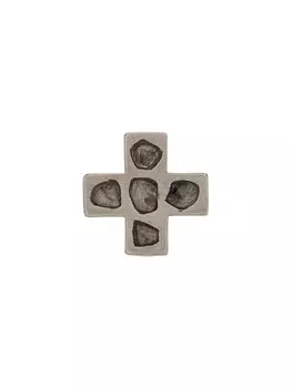 Единичная серьга с бриллиантами Parts of Four, серебряный