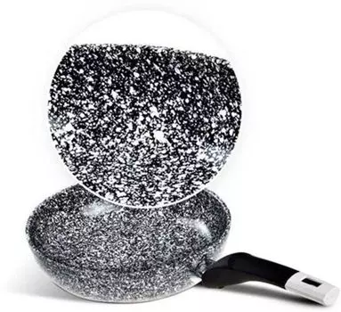 Edrbrg Stonetec Line — Сковорода 18 см — Сковорода с антипригарным покрытием — все типы плит, включая индукционные — с распределением тепла EDENBERG