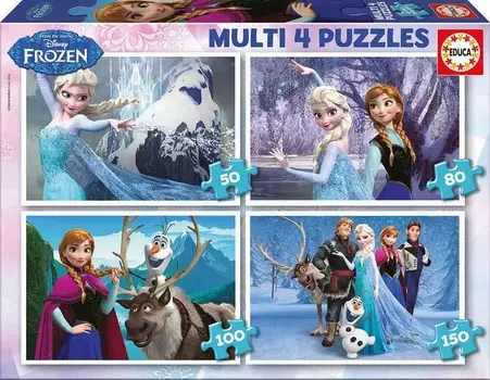 Educa, пазл, Disney, Frozen, 50/80/100/150 шт.