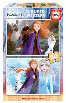 Educa, пазл Disney, Frozen II, 2х50 шт.