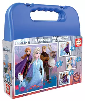 Educa, пазл Disney, Frozen II (чемодан), 12/16/20/25 шт.
