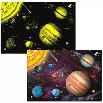 Educa, пазл, флуоресцентный, Солнечная система, 1000 шт.