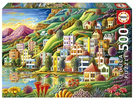 Educa, Пазл, Городская набережная, 500 шт.