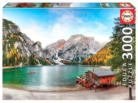 Educa, пазл, озеро Брайес, Италия, 3000 шт.