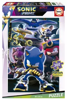Educa, Пазл, Соник Прайм (люминесцентный), 300 шт.