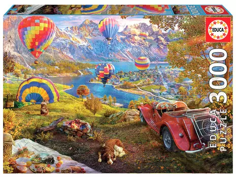 Educa, Пазл, Запуск воздушного шара, 3000 шт.