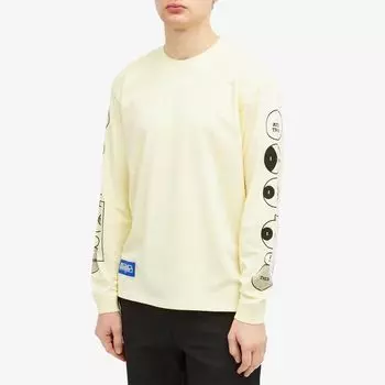 Edwin Футболка с длинными рукавами Save, желтый